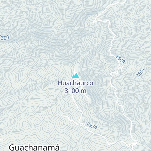 Map of Huachaurco
