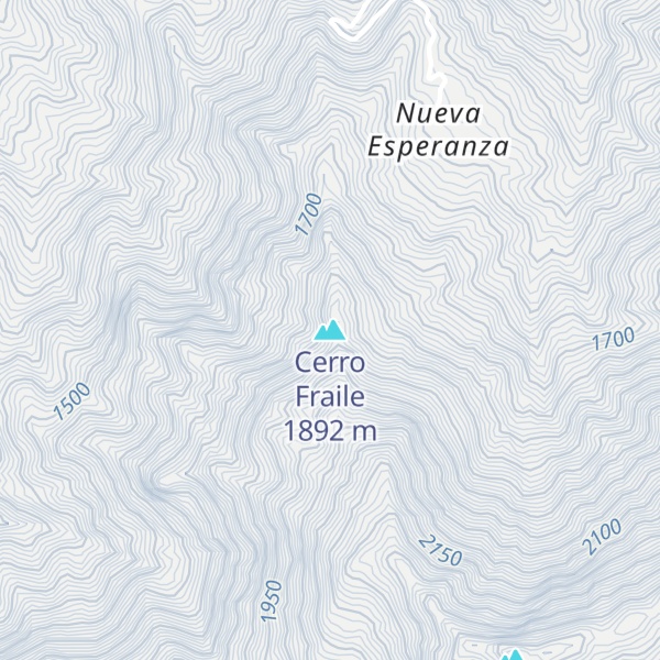 Map of Cerro Fraile