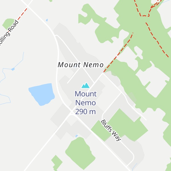 Map of Mount Nemo
