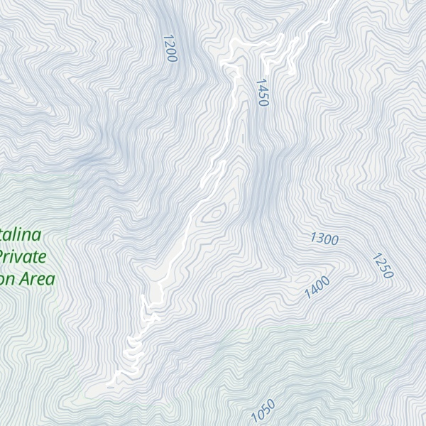 Map of Cerros Lagunas