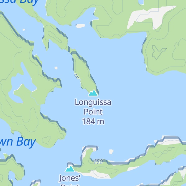 Map of Longuissa Point