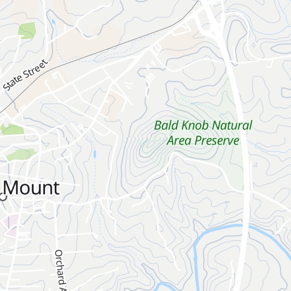 Map of Bald Knob