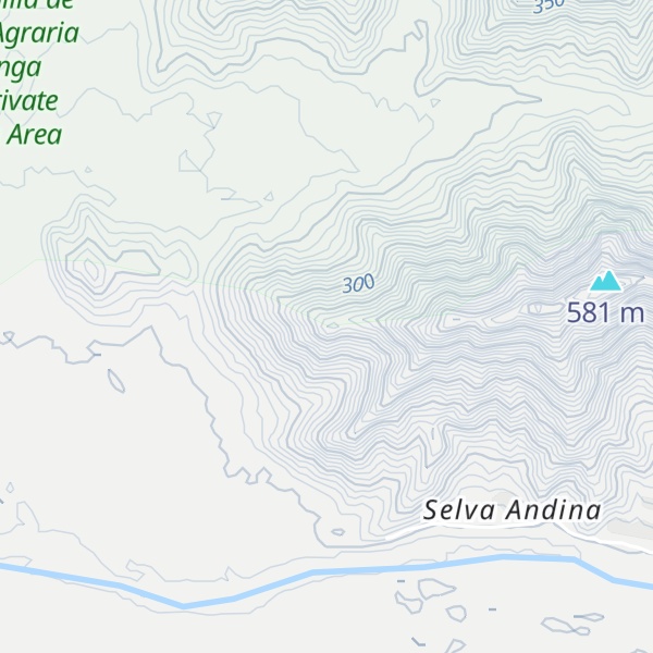 Map of Cerro Potrero