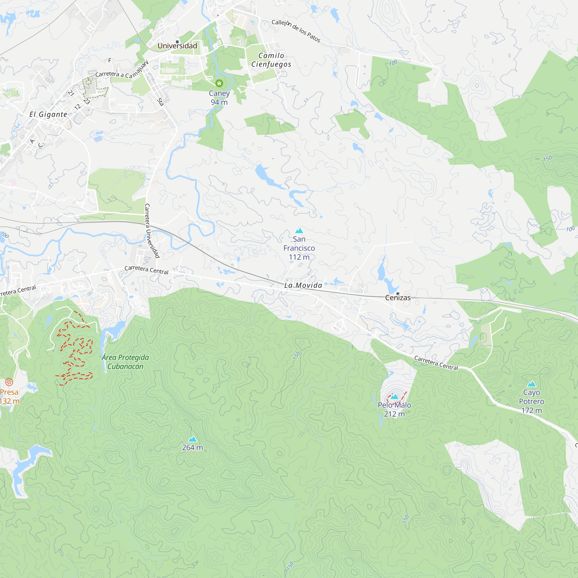 Caney map