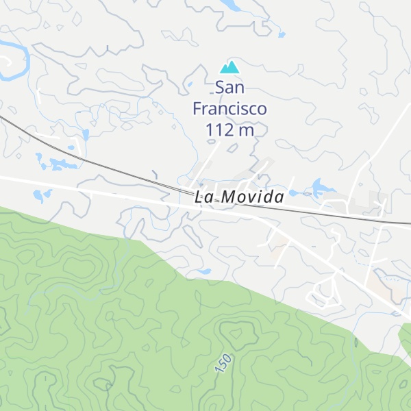 Map of Caney