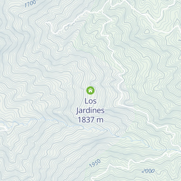 Map of Los Jardines