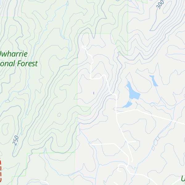 Map of Cedar Rock Mountain