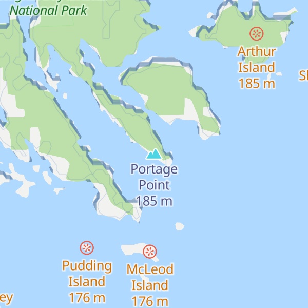 Map of Portage Point