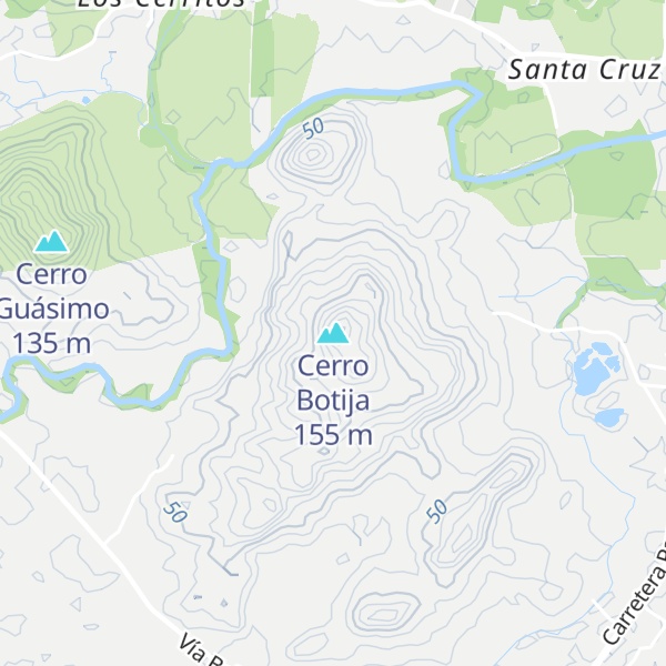 Map of Cerro Botija