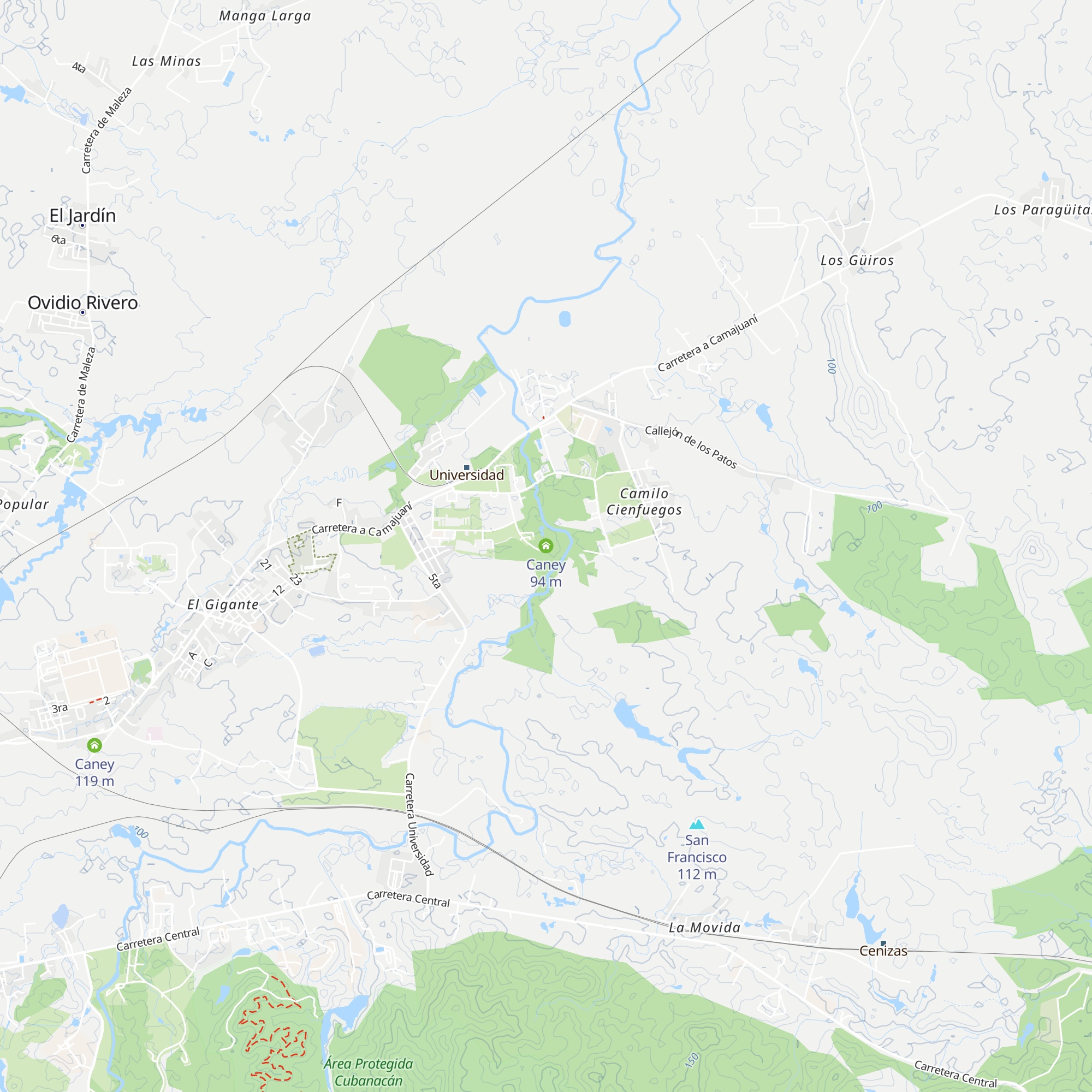 Caney map