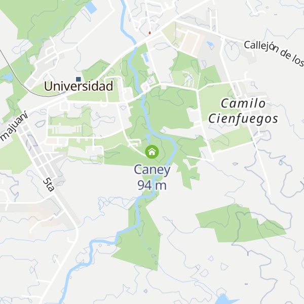 Map of Caney