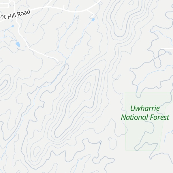 Map of Abner Mountain