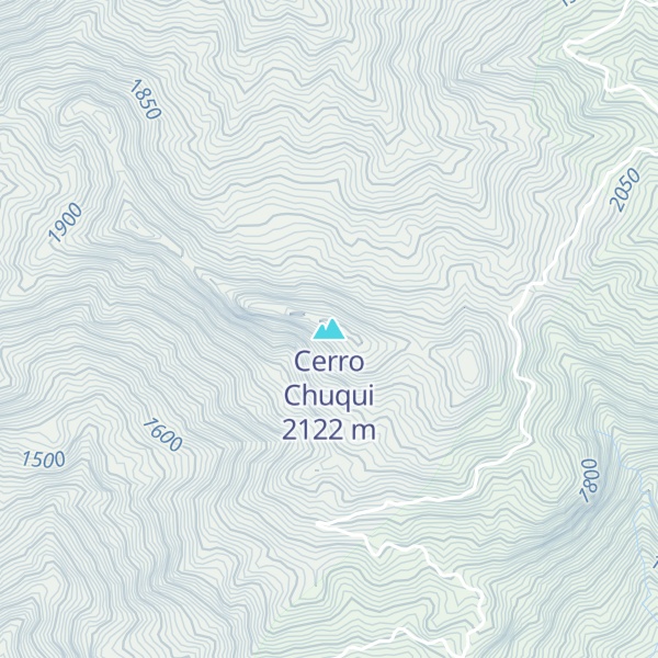 Map of Cerro Chuqui