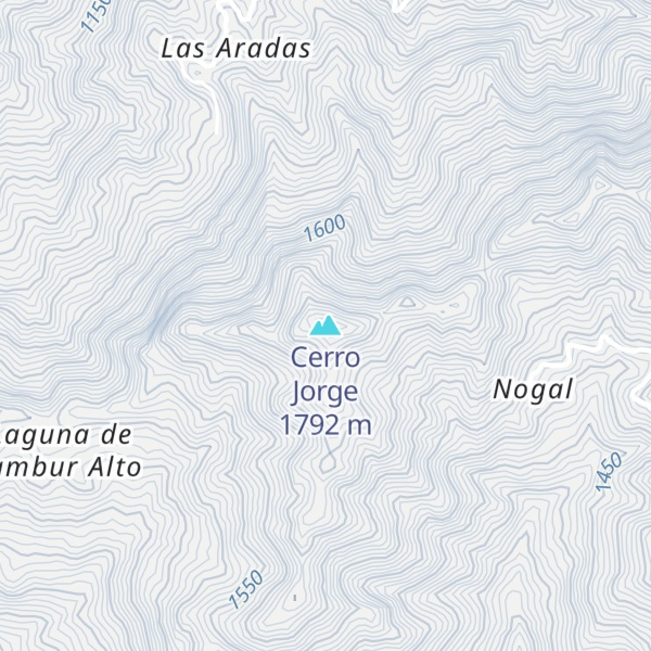 Map of Cerro Jorge