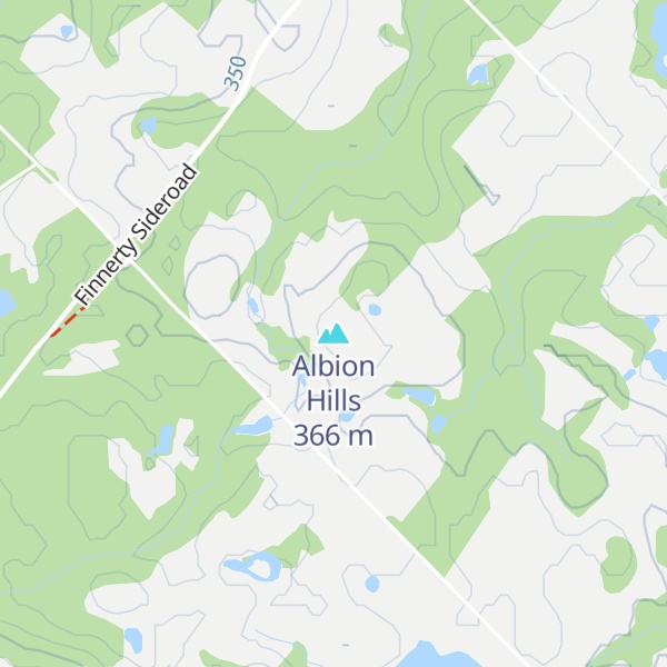 Map of Albion Hills