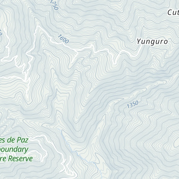 Map of Cerro Yaraco