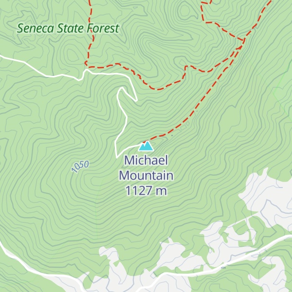 Map of Michael Mountain