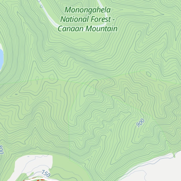 Map of Peters Mountain