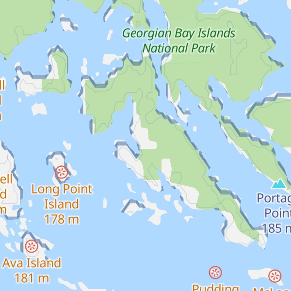 Map of Long Point