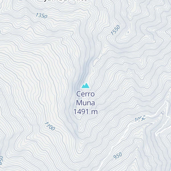 Map of Cerro Muna