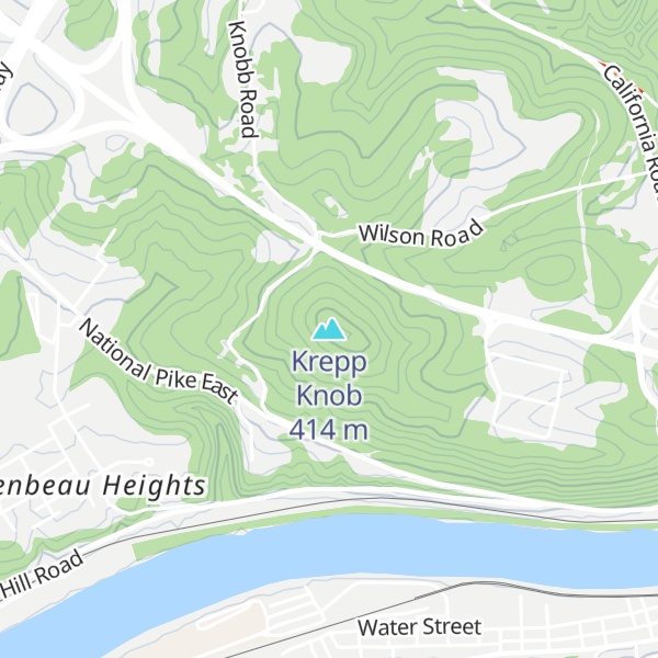 Map of Krepp Knob