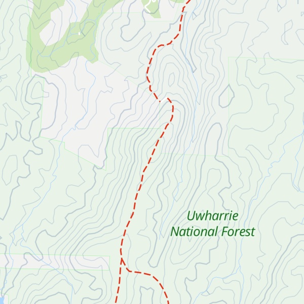 Map of Coolers Knob Mountain