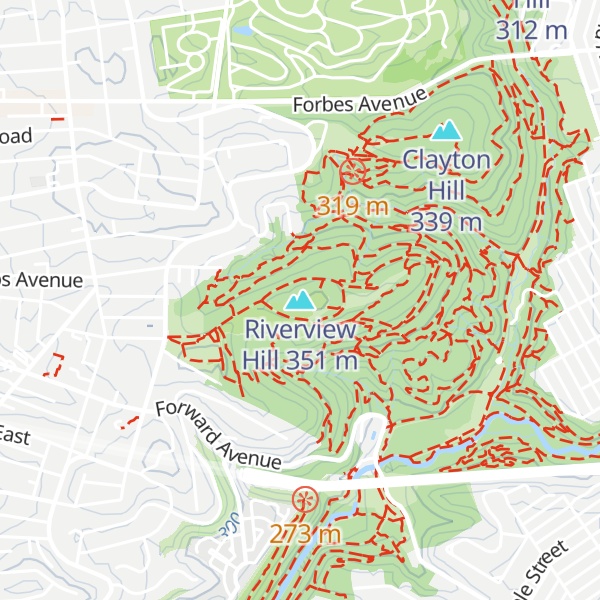 Map of Riverview Hill