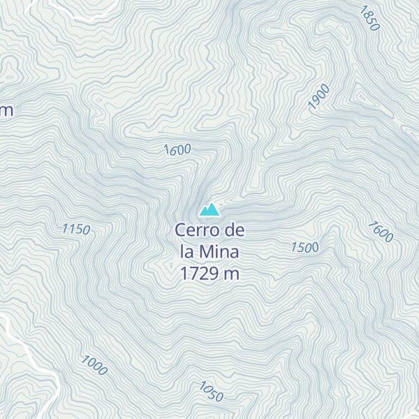 Map of Cerro de la Mina
