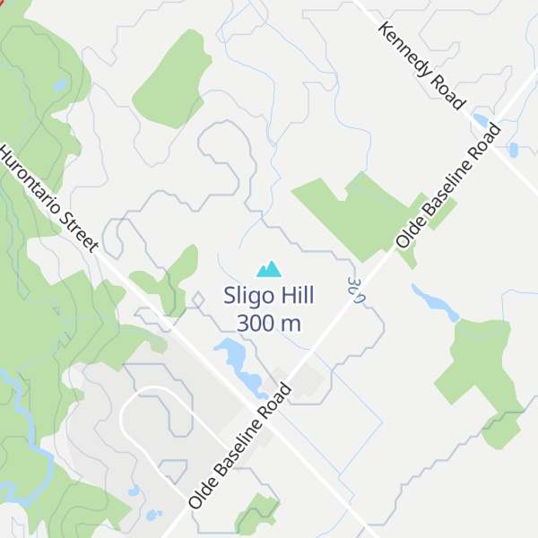 Map of Sligo Hill