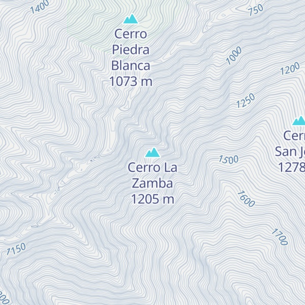 Map of Cerro La Zamba