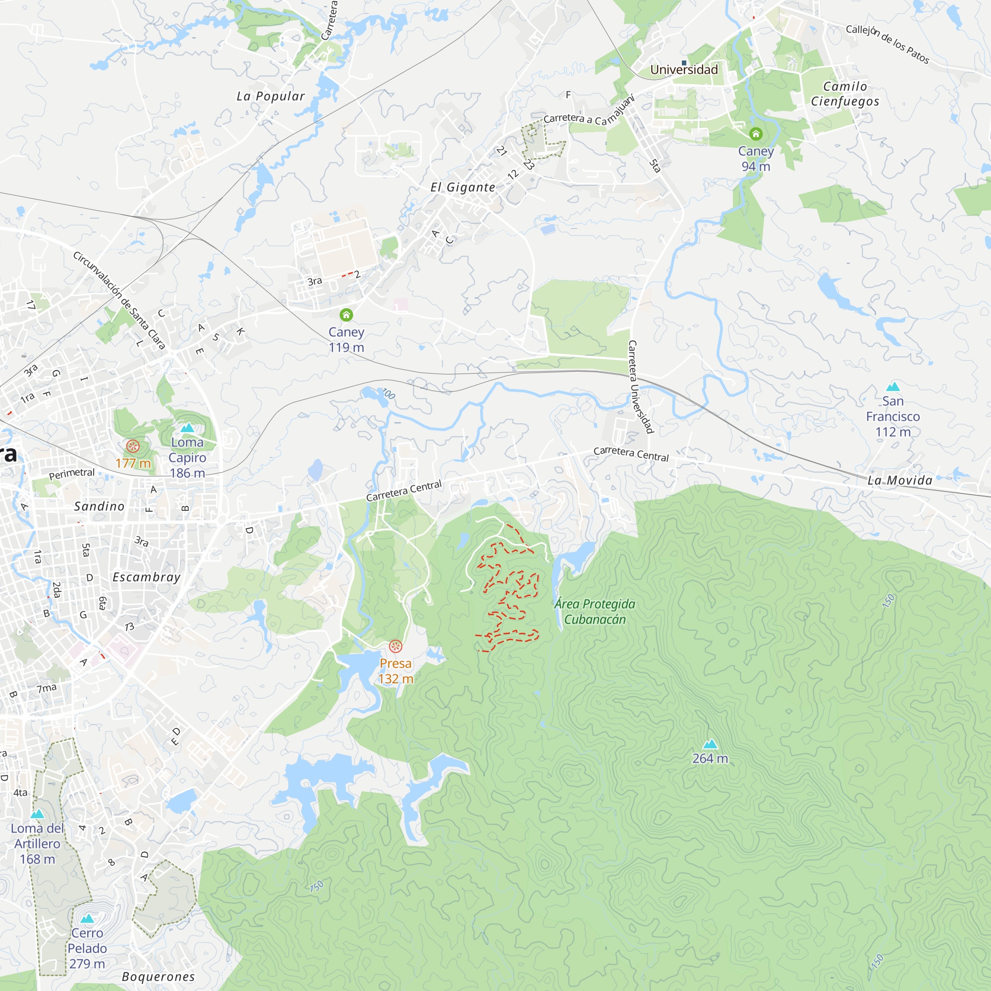 Caney map