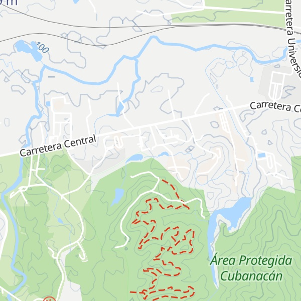 Map of Caney