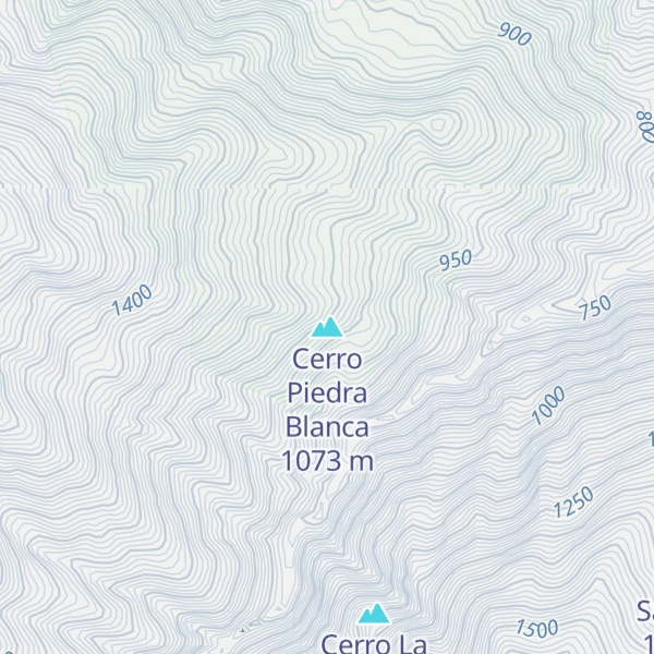 Map of Cerro Piedra Blanca