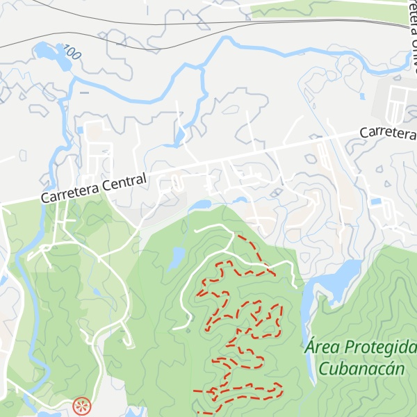 Map of Caney