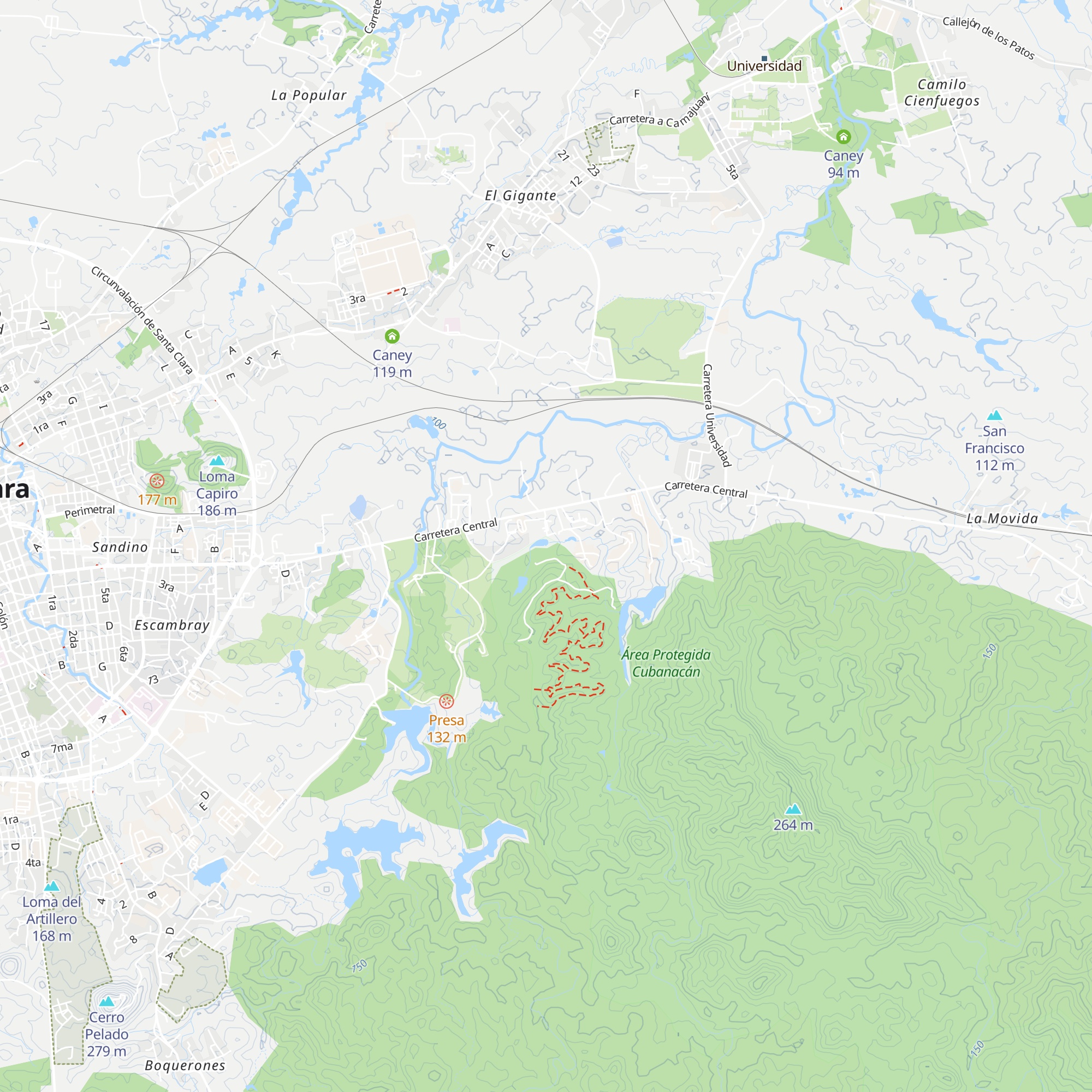 Caney map