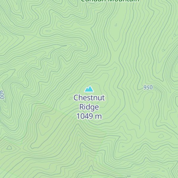 Map of Chestnut Ridge