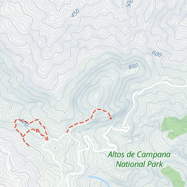 Map of Cerro Campana