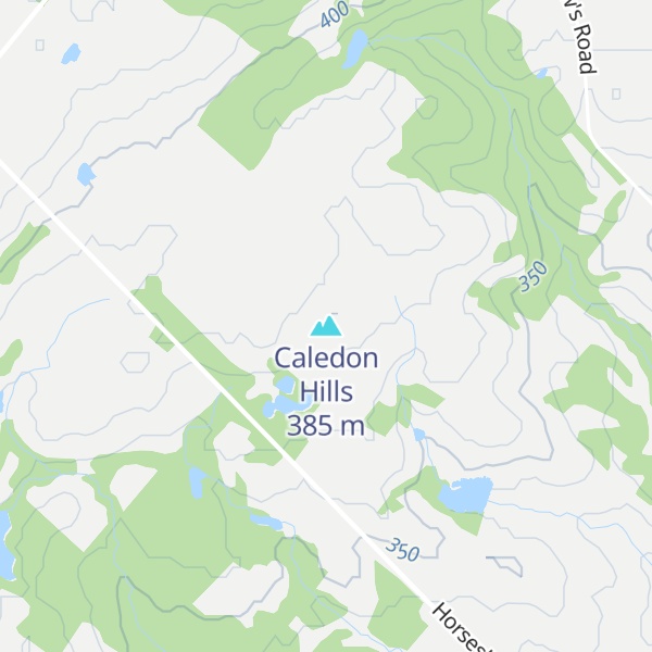 Map of Caledon Hills