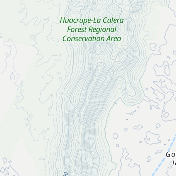 Map of Cerro San Cristóbal