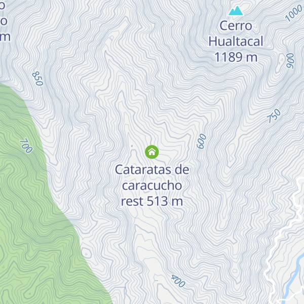 Map of Cataratas de caracucho rest