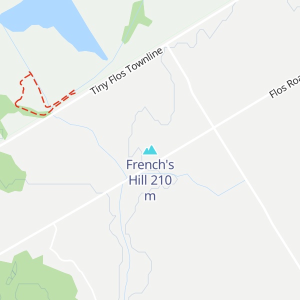 Map of French's Hill