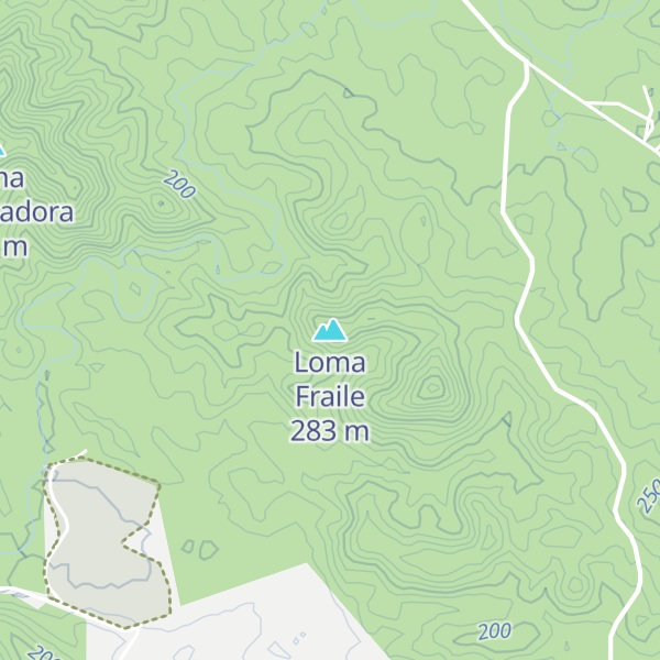 Map of Loma Fraile