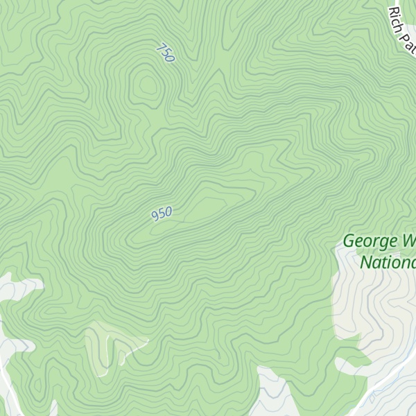 Map of Porter Mountain