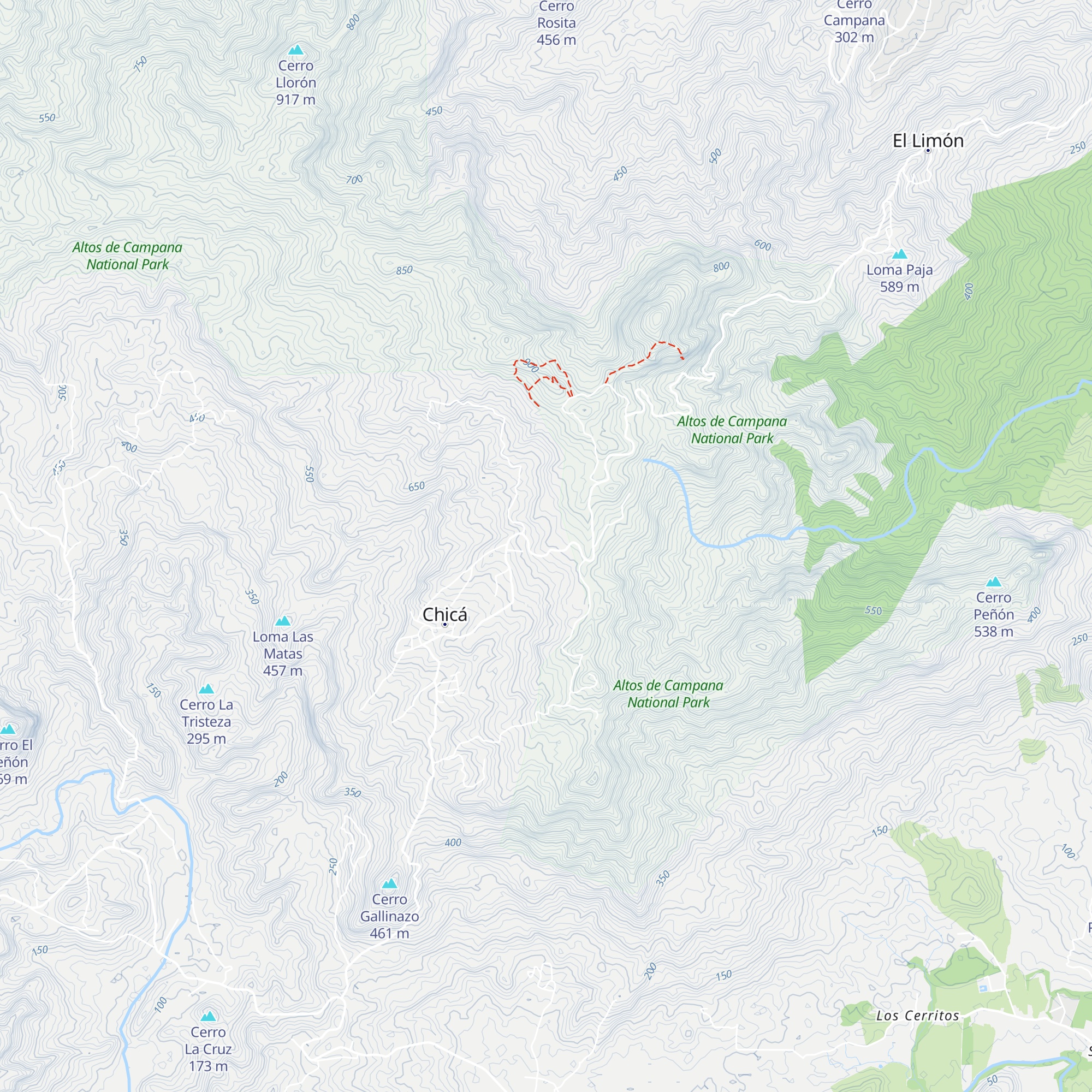 Cabañas Gavilán Guardián map