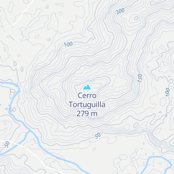 Map of Cerro Tortuguilla