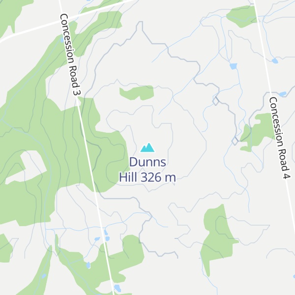 Map of Dunns Hill