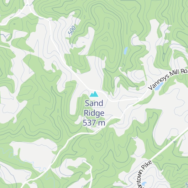 Map of Sand Ridge
