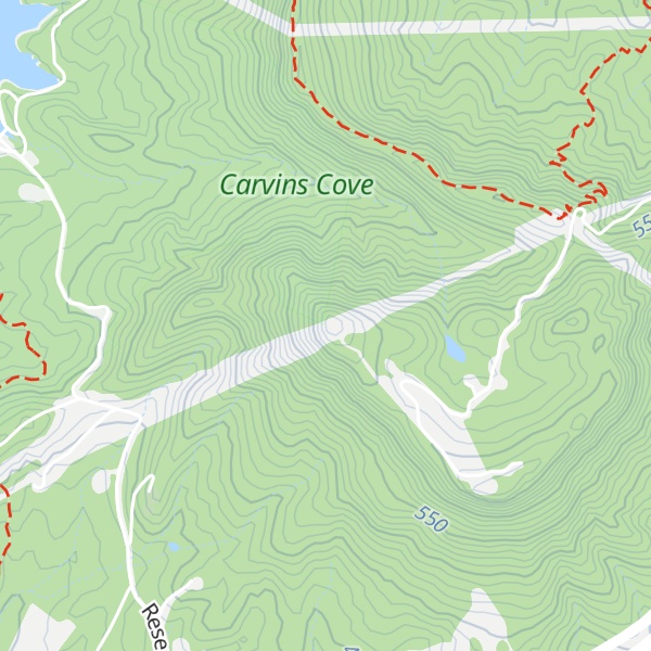 Map of Tinker Top