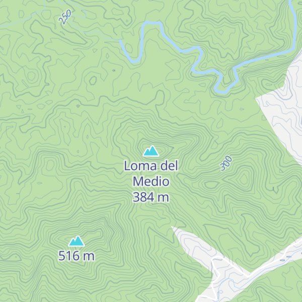 Map of Loma del Medio
