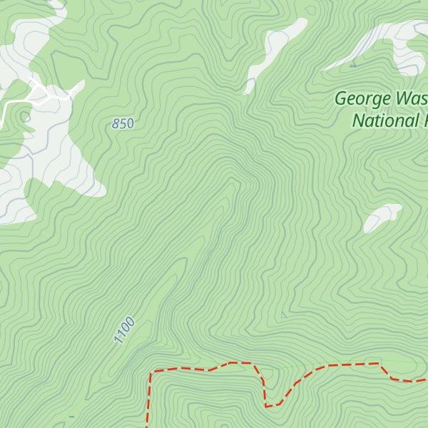 Map of Montgomery Knob